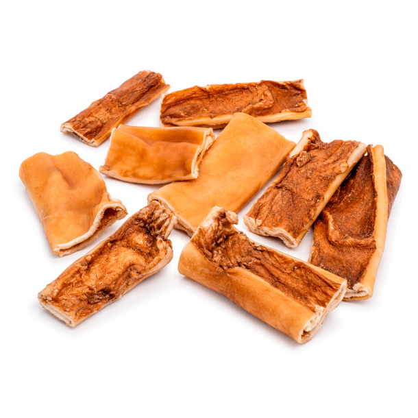 Okse hoved hud (pandelap) - 1 kg - ekstra h�rd