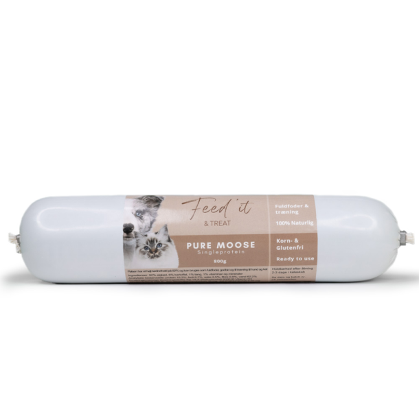 Feed'it &amp; Treat Pure med elg - 800g