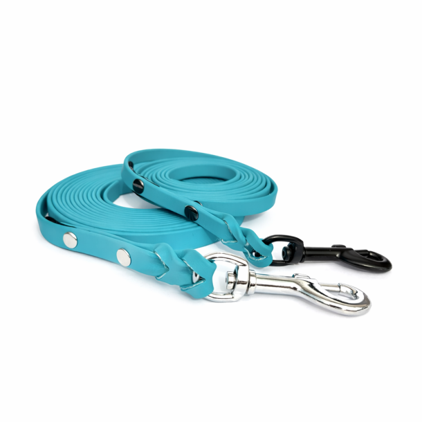 BioThane line - bredde 9mm - farve turkis bl�,