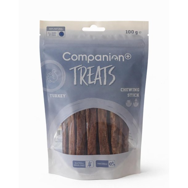 Companion+ TREATS Vital Tyggest�nger med kalkun og glucosamine