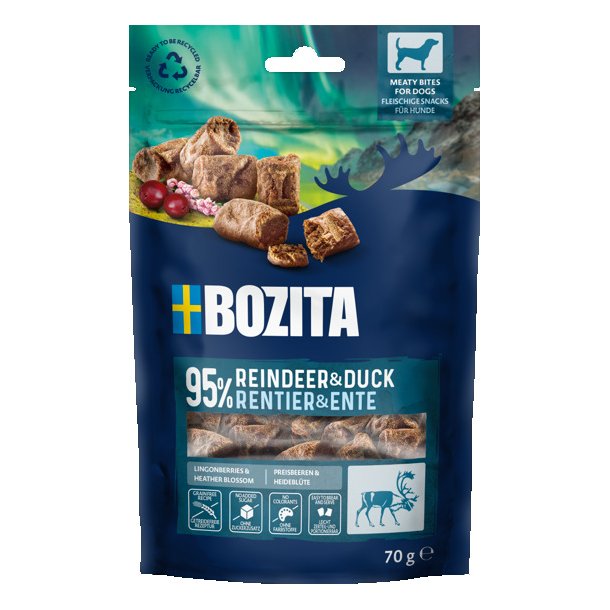 Snacks Meaty Bites - Rensdyr &amp; And - 70g