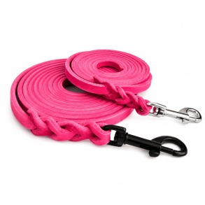 L�der line - bredde 12mm - farve pink,