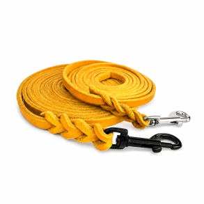 L�der line - bredde 12mm - farve gul,