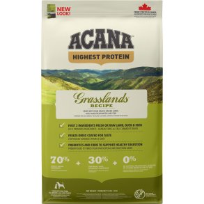 ACANA Highest Protein Dog Grasslands (lam og and) - 2 kg