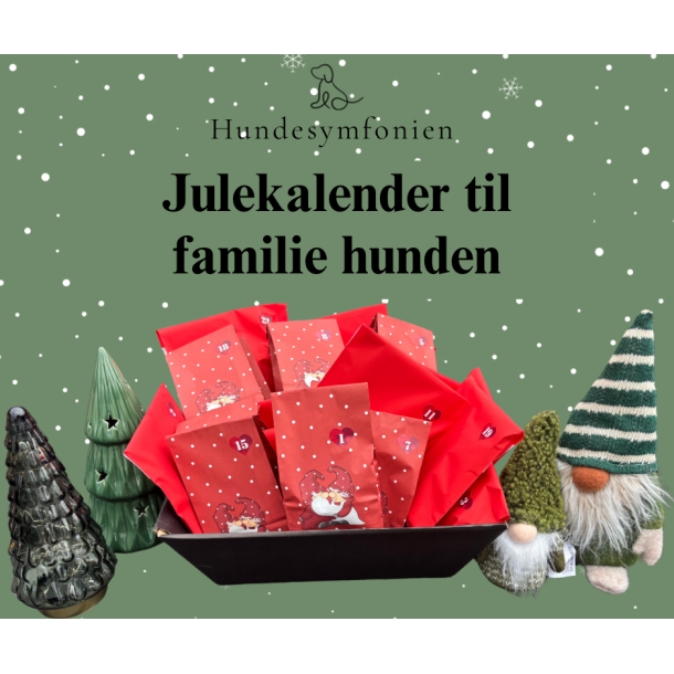 Pakkekalender til familie hunden 2025
