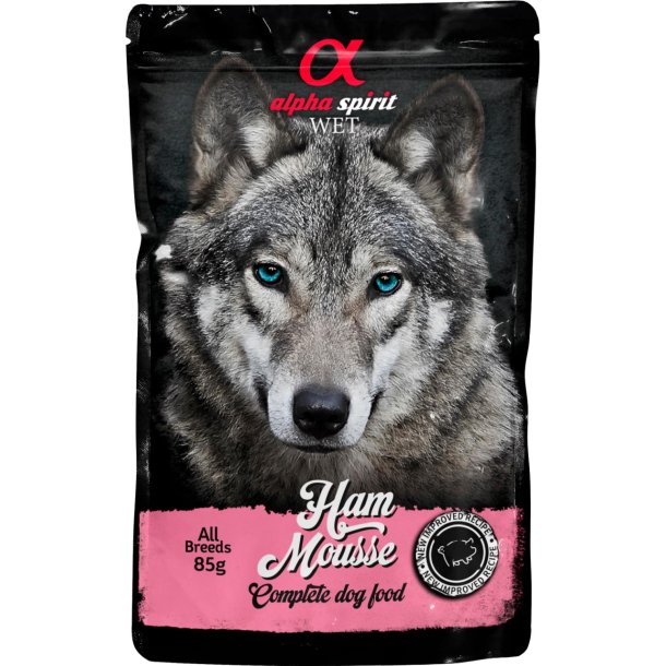 Alpha Spirit Pouch Ham Mousse (skinke) - 85g