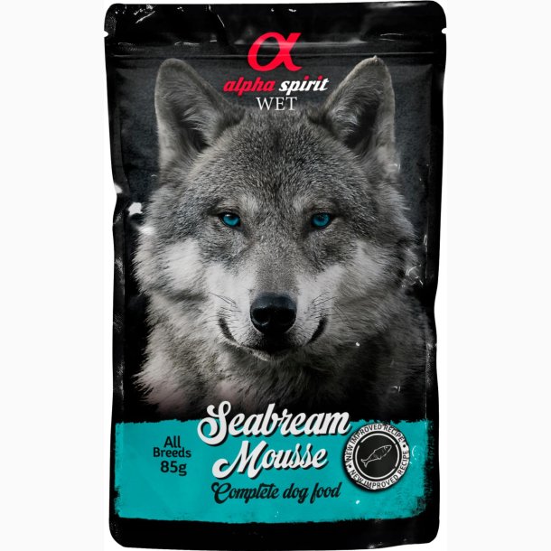 Alpha Spirit Pouch Sea Bream Mousse (havbrasen) - 85g