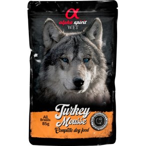 Alpha Spirit Pouch Turkey Mousse (kalkun) - 85g