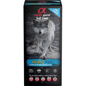 AlphaSpirit Fisk komplet hundefoder 9 kg (45 x 200g)