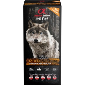AlphaSpirit Multi komplet hundefoder 9 kg (45 x 200g)