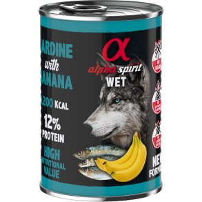 AlphaSpirit Sardine with banana  - 400g