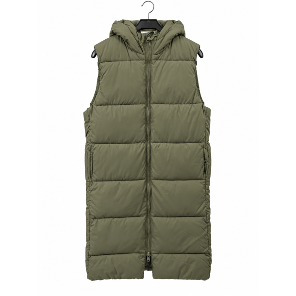 Lang dun vest - gr�n