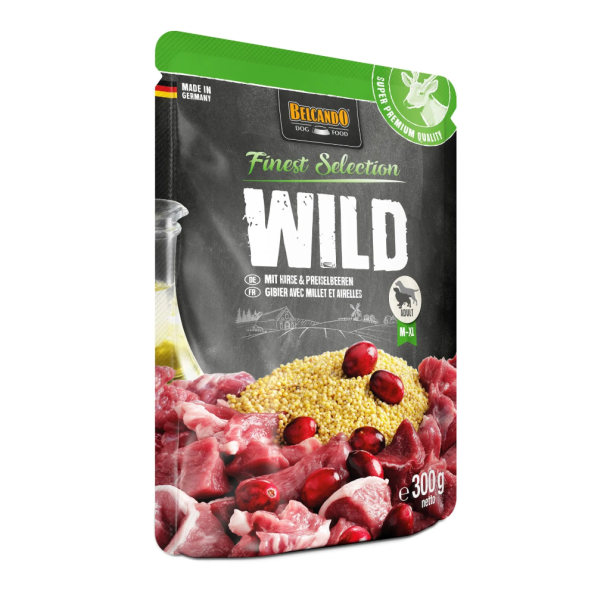 Belcando Pouches Vildt med hirse &amp; tytteb�r - 300g