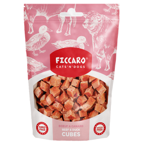 FICCARO Beef & Duck Cubes -100g