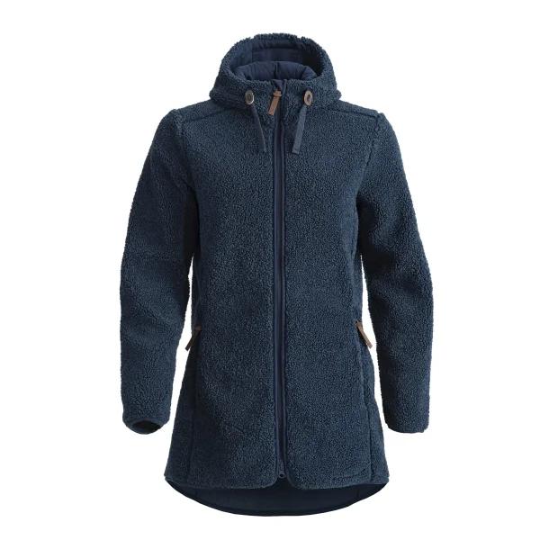 Fleece jakke - lang - bl