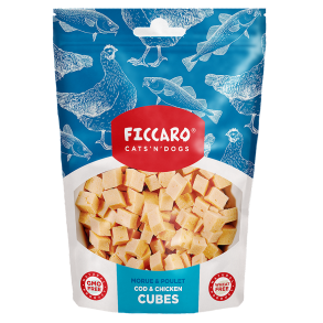 FICCARO Cod & Chicken Cubes -100g