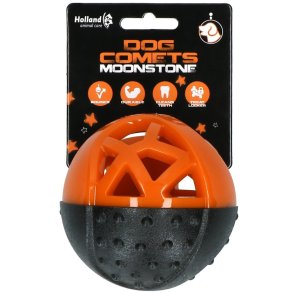 Dog Comets Moonstone Treat ball round - orange