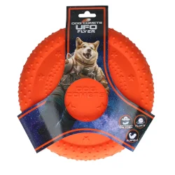 Dog Comets UFO Flyer - Orange