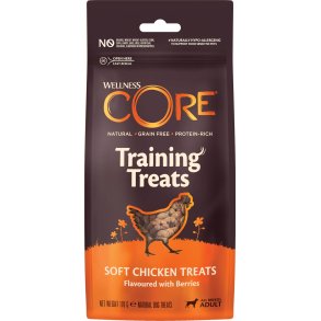 CORE Training Treats kylling med tilsat b�r - 170g