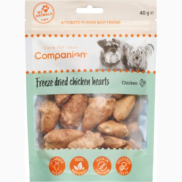 Companion Freeze dried kyllingehjerte -40g