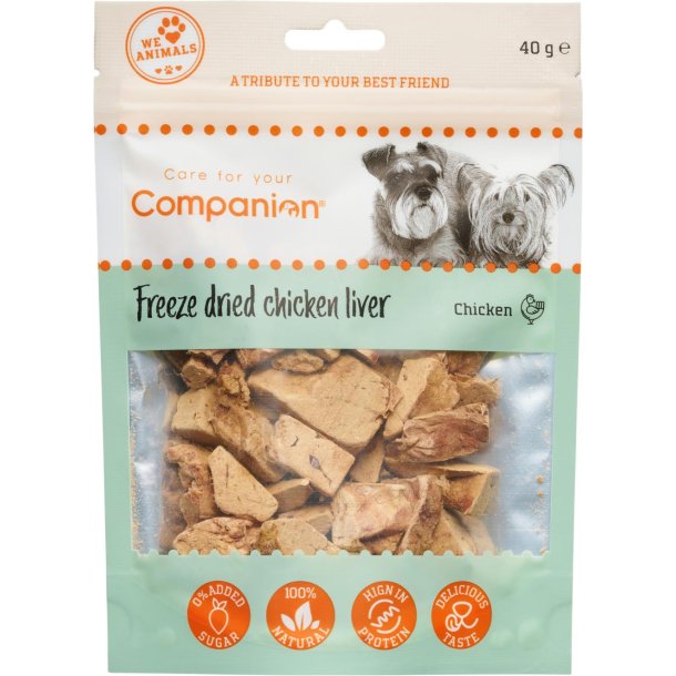 Companion Freeze dried kyllingelever -40g