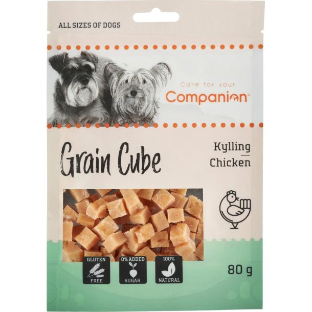 Companion Grain Cube (kylling) - 80g