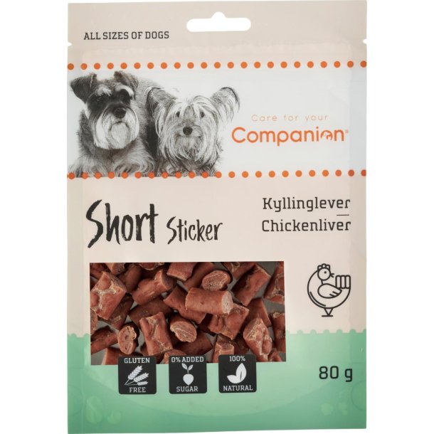 Companion Short Sticker (kyllinglever) - 80g