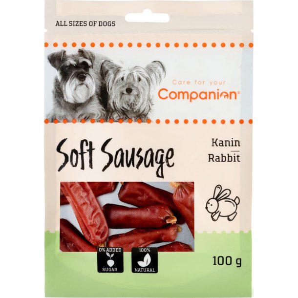 Companion Soft Sausage kanin - 100g