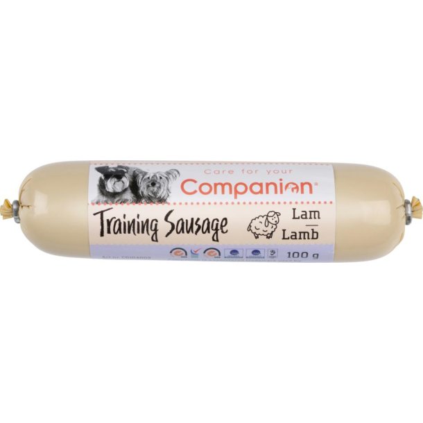 Companion Training Sausage (lam) - 100g