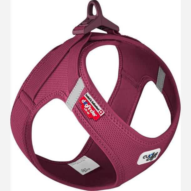 Curli Vest sele Clasp Air-Mesh - bourdeux