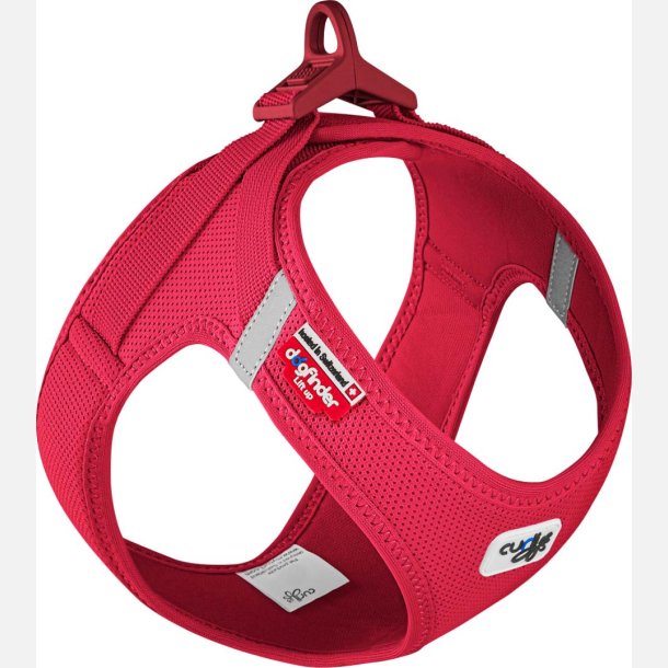 Curli Vest sele Clasp Air-Mesh - rd