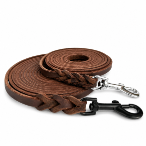 L�der line - bredde 15mm - farve brun,