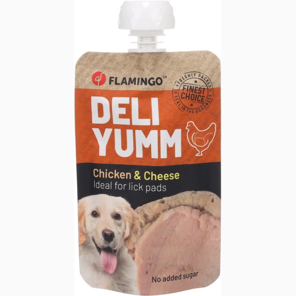 DELI YUMM FRESH MEAT SNACK CHICKEN &amp; CHEESE - 90g