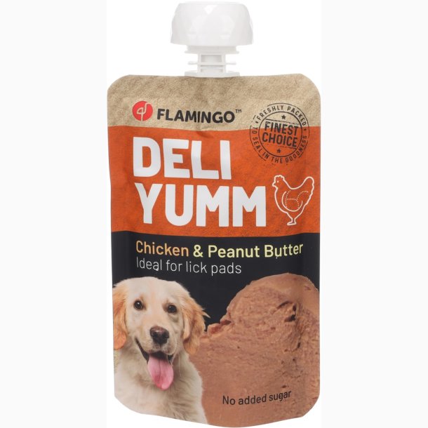 DELI YUMM FRESH MEAT SNACK CHICKEN &amp; PEANUT BUTTER - 90g