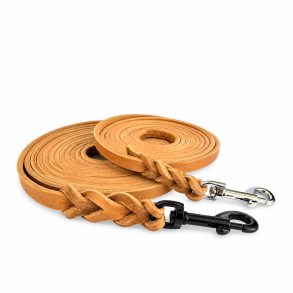 L�der line - bredde 15mm - farve cognac,