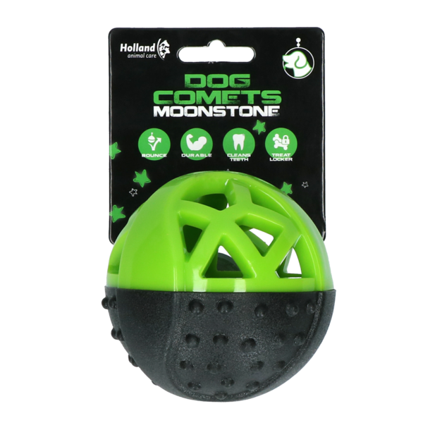 Dog Comets Moonstone Treat ball round - grn