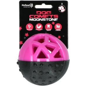 Dog Comets Moonstone Treat ball round - pink