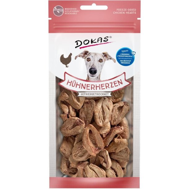 Dokas Frysetrrede kyllingehjerter - 22g