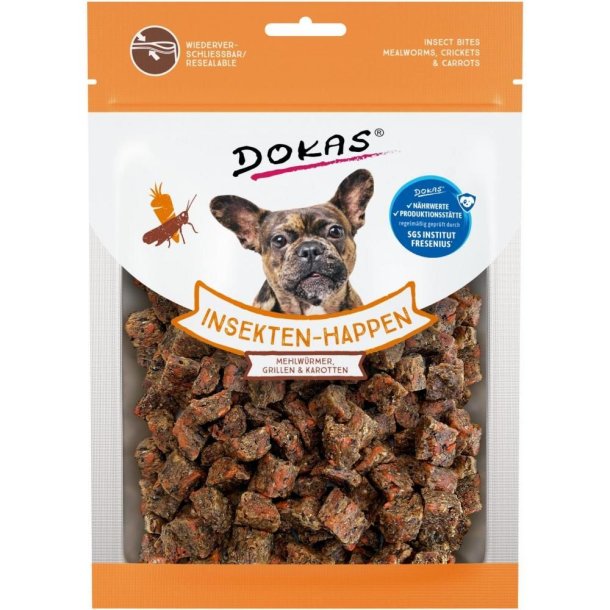 Dokas Insektgodbidder og gulerod - 100g