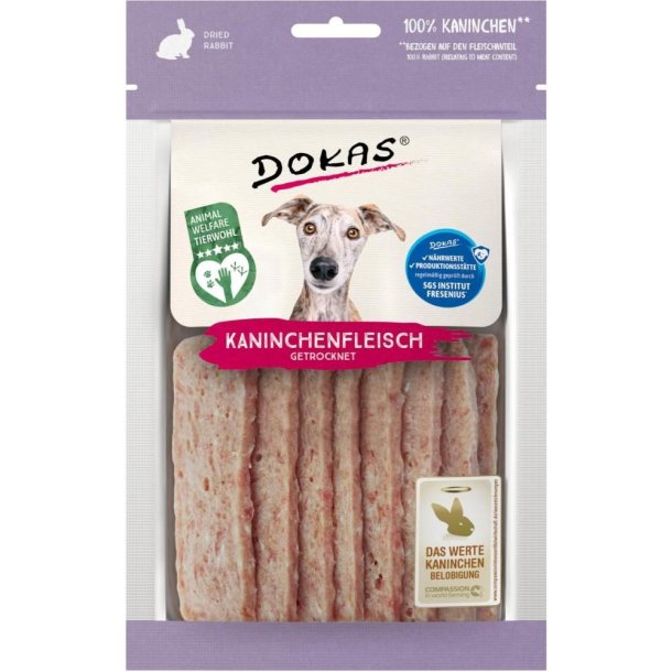Dokas slices af kanin - 70g