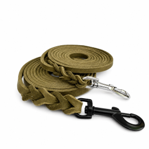 L�der line - bredde 12mm - farve oliven,