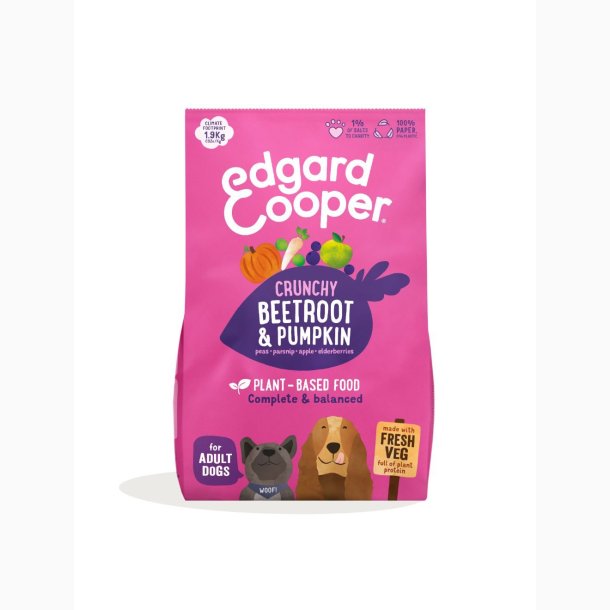 Edgard &amp; Cooper Plant-based Adult, Grskar/Rdbede - 2,5 kg