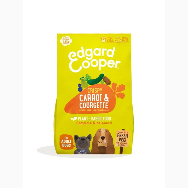 Edgard &amp; Cooper Plant-based Adult, Gulerod/Squash - 2,5 kg