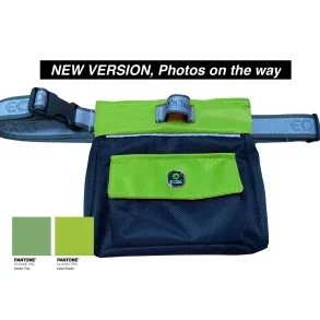 Eqdog godbids taske med blte - sort/grn