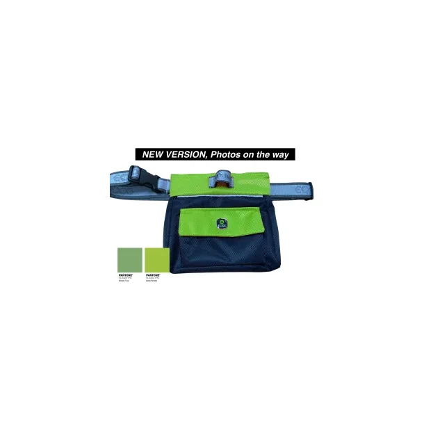 Eqdog godbids taske med blte - sort/grn