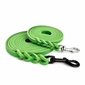 L�der line - bredde 12mm - farve �ble gr�n,
