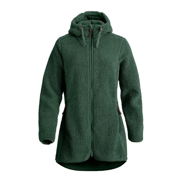 Fleece jakke - lang - grn