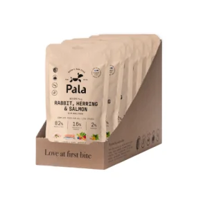 Pala Petfoods - opskrift nr. 4 - Rabbit, herning & Salmon - 100 g