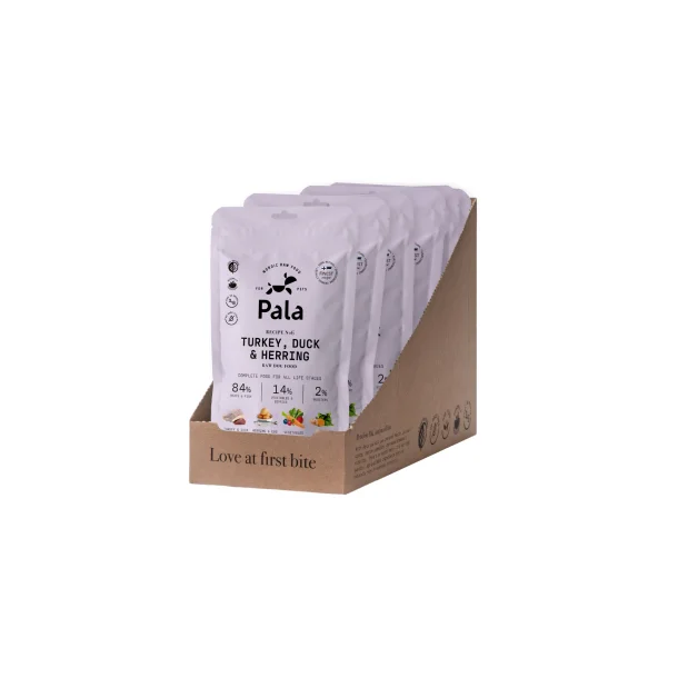 Pala Petfoods - opskrift nr. 6 - Turkey, duck &amp; herning - 100 g