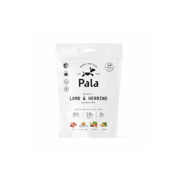Pala Petfoods - opskrift nr. 7 - Lamb &amp; Herning - 400 g